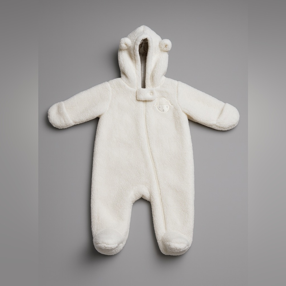 Carter's Cream Fleece Kids Footie